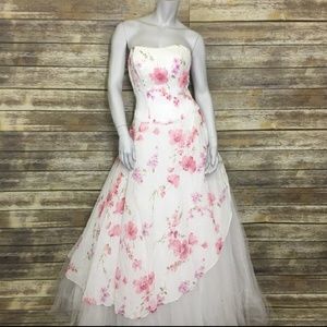 Mori Lee Tulle ball gown dress